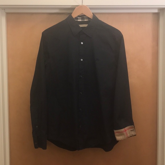 burberry brit black shirt
